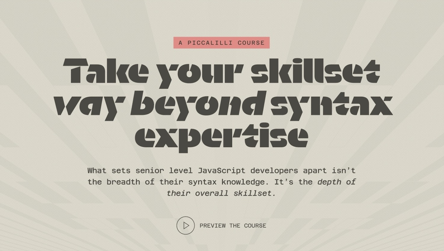 The old typeface featuring lots of cut-outs, making it hard to read