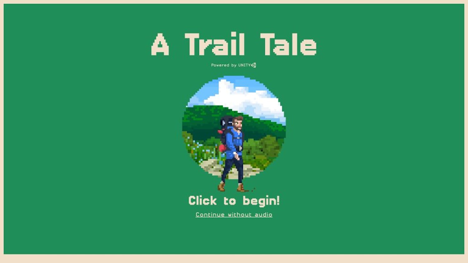 The splash screen for A Trail Tail